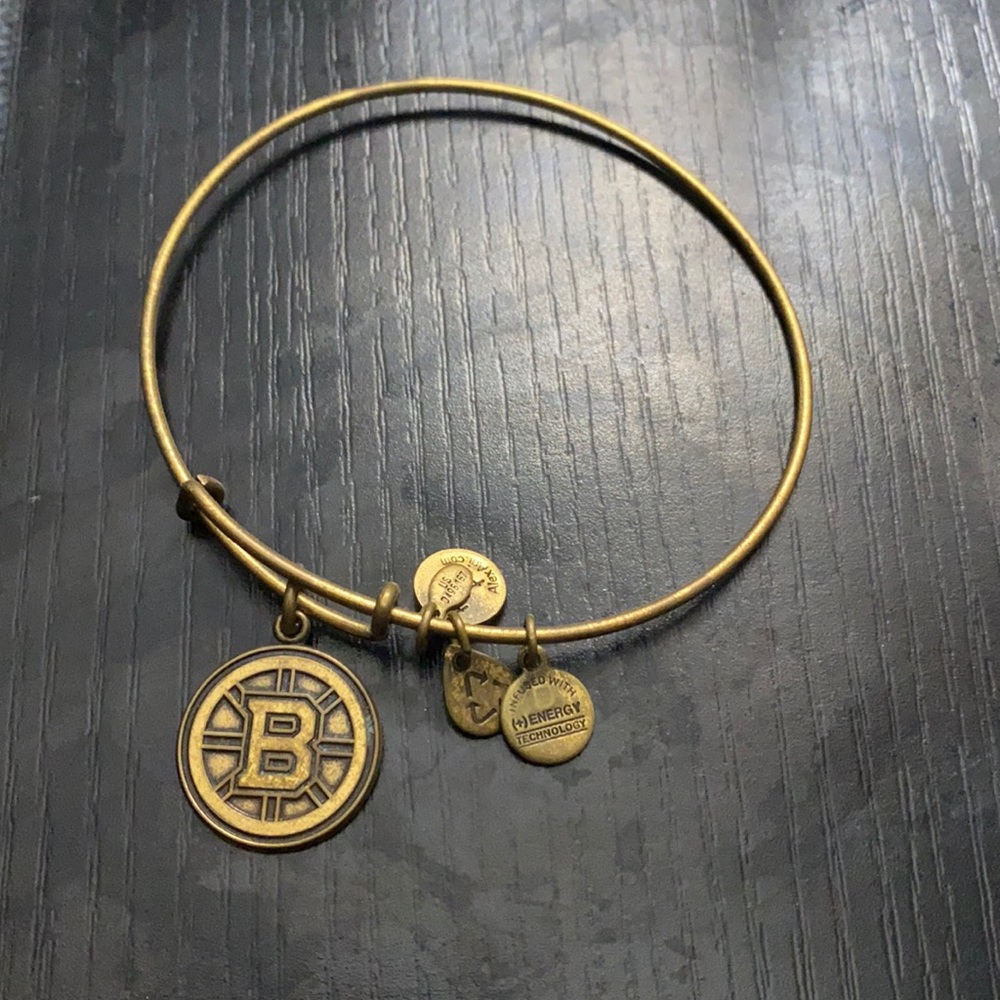 Alex and Ani Boston Bruins gold bracelet